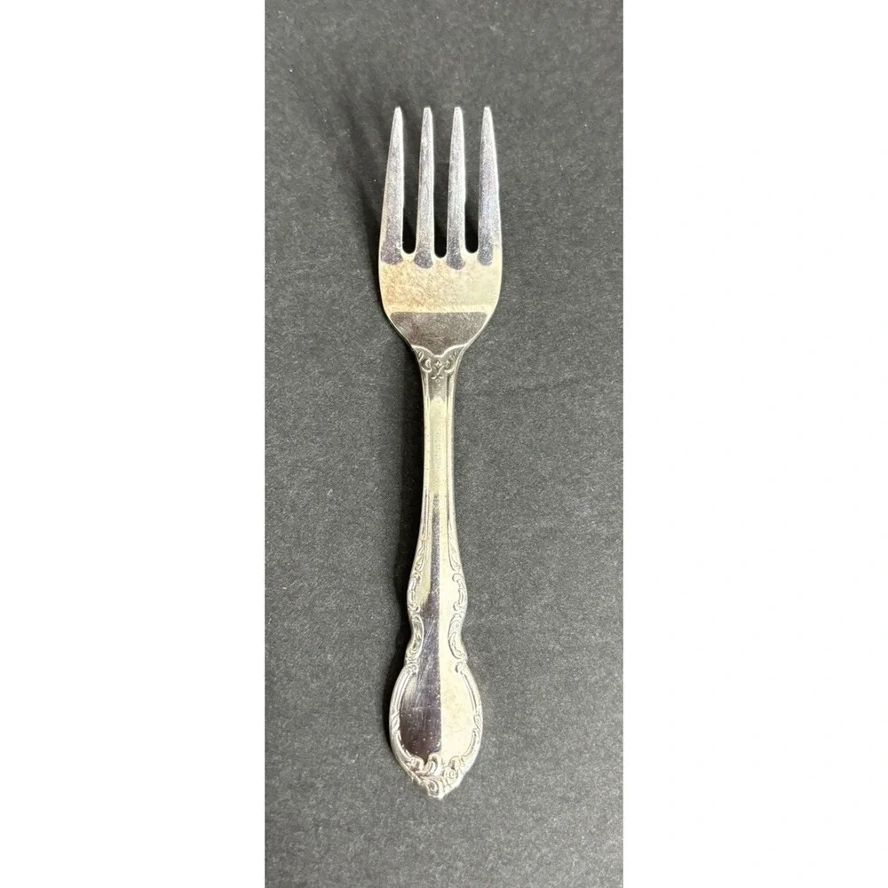 International Silver Rogers Reflection Baby Fork Silverplate Flatware 4 1/4